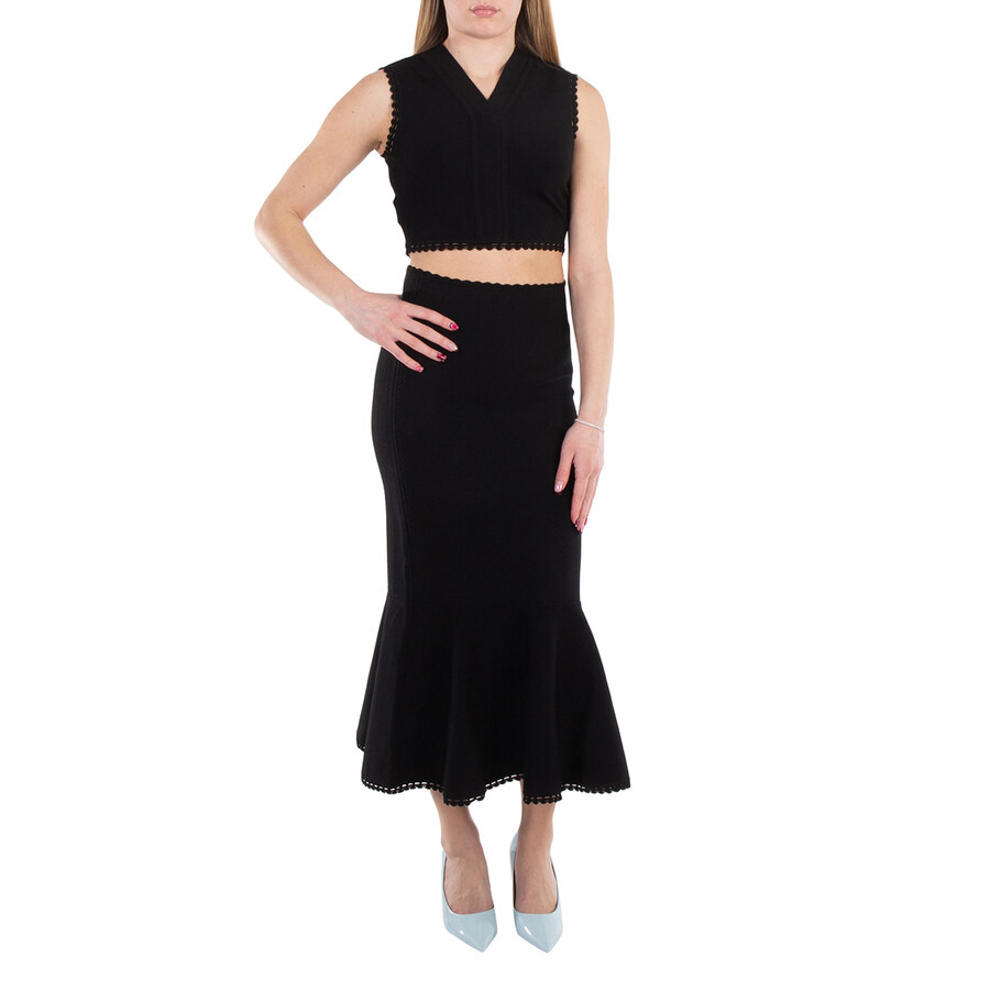 Victoria Beckham Scallop Trim Tank Top - 4