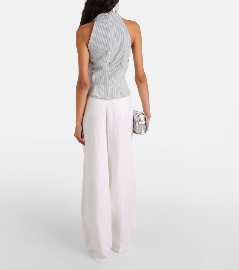 Drey striped halterneck cotton top 3
