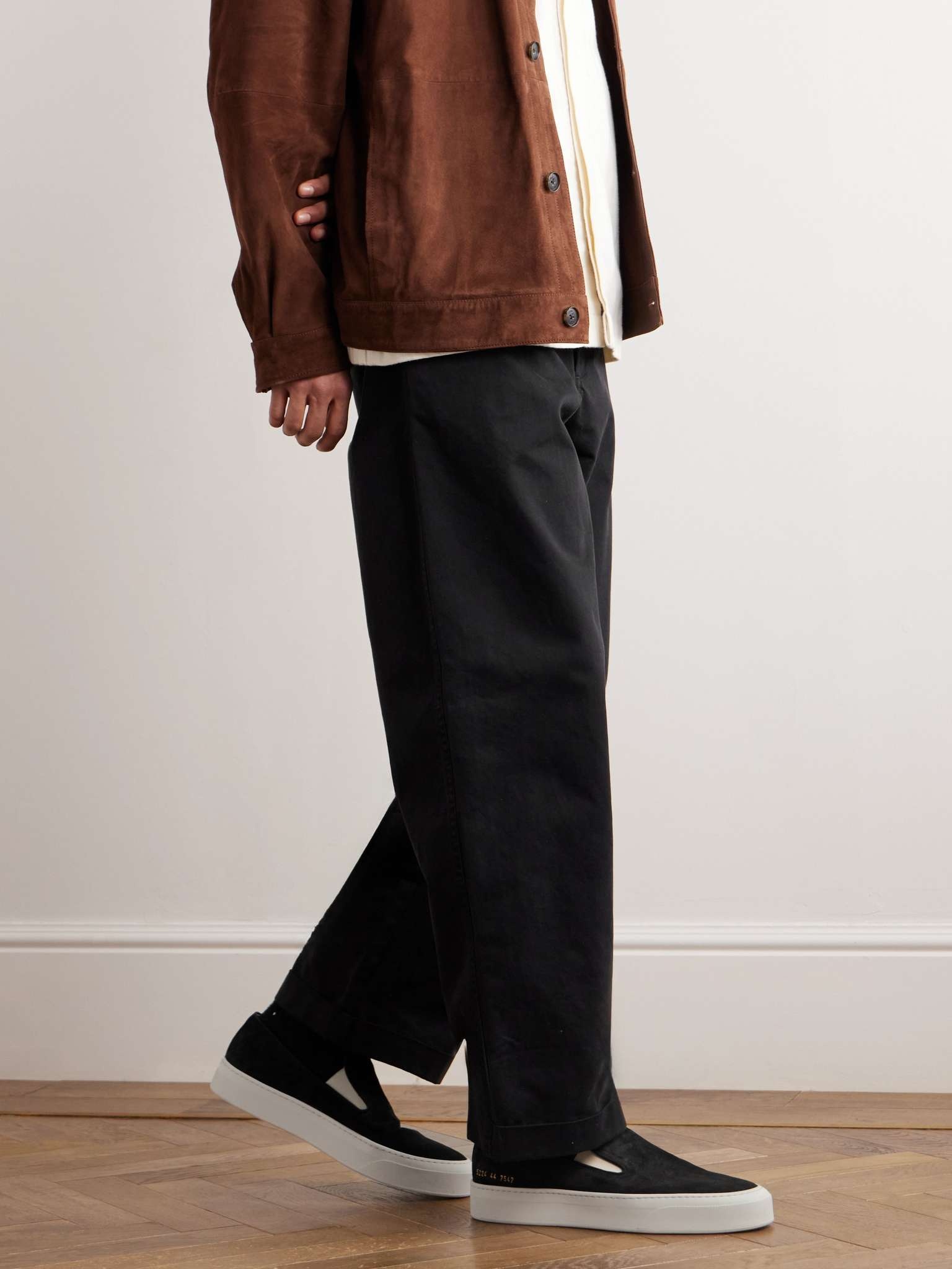 Suede Slip-On Sneakers - 2