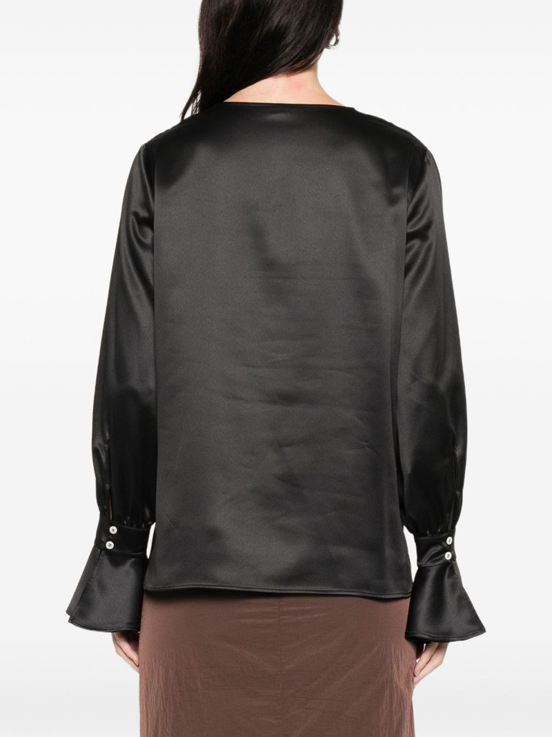 Filipa cowl-neck long-sleeve blouse 4