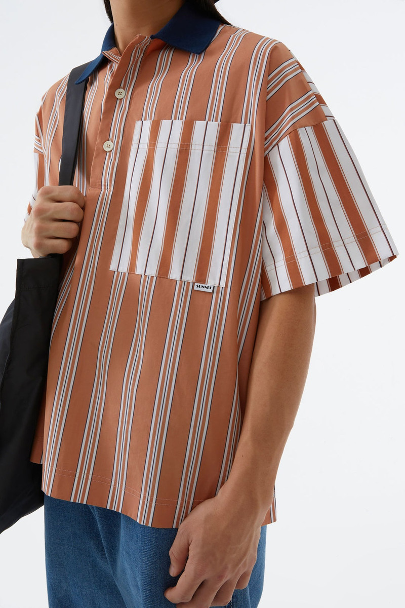 BEIGE STRIPES POLO SHIRT 5