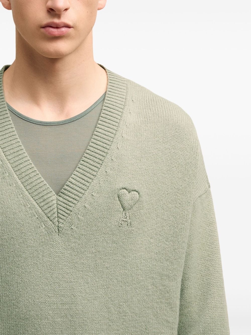 Ami de Coeur wool-cashmere blend sweater - 6