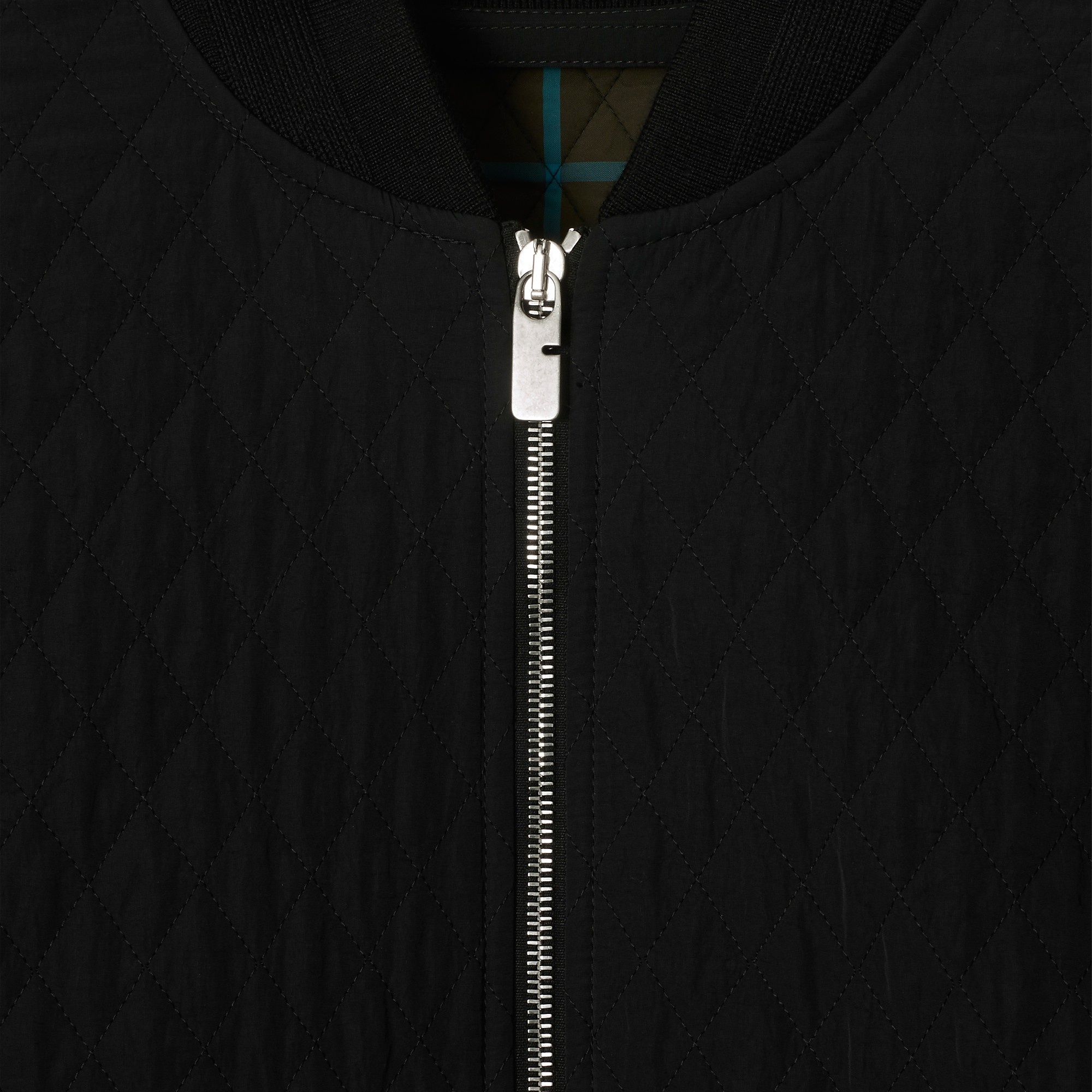 Quilted Nylon Bomber Jacket - 5
