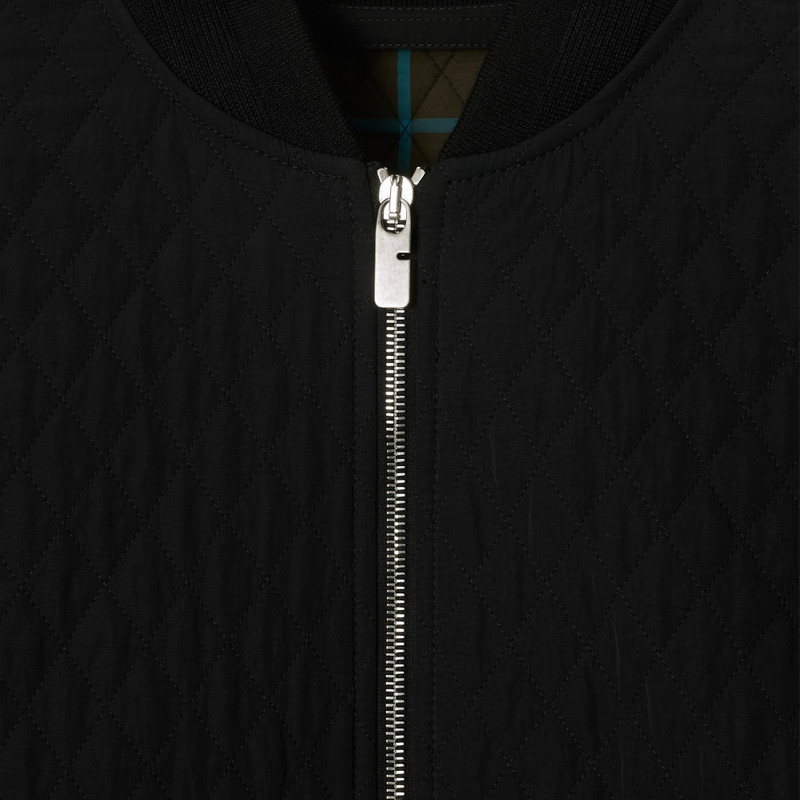 Quilted Nylon Bomber Jacket 5