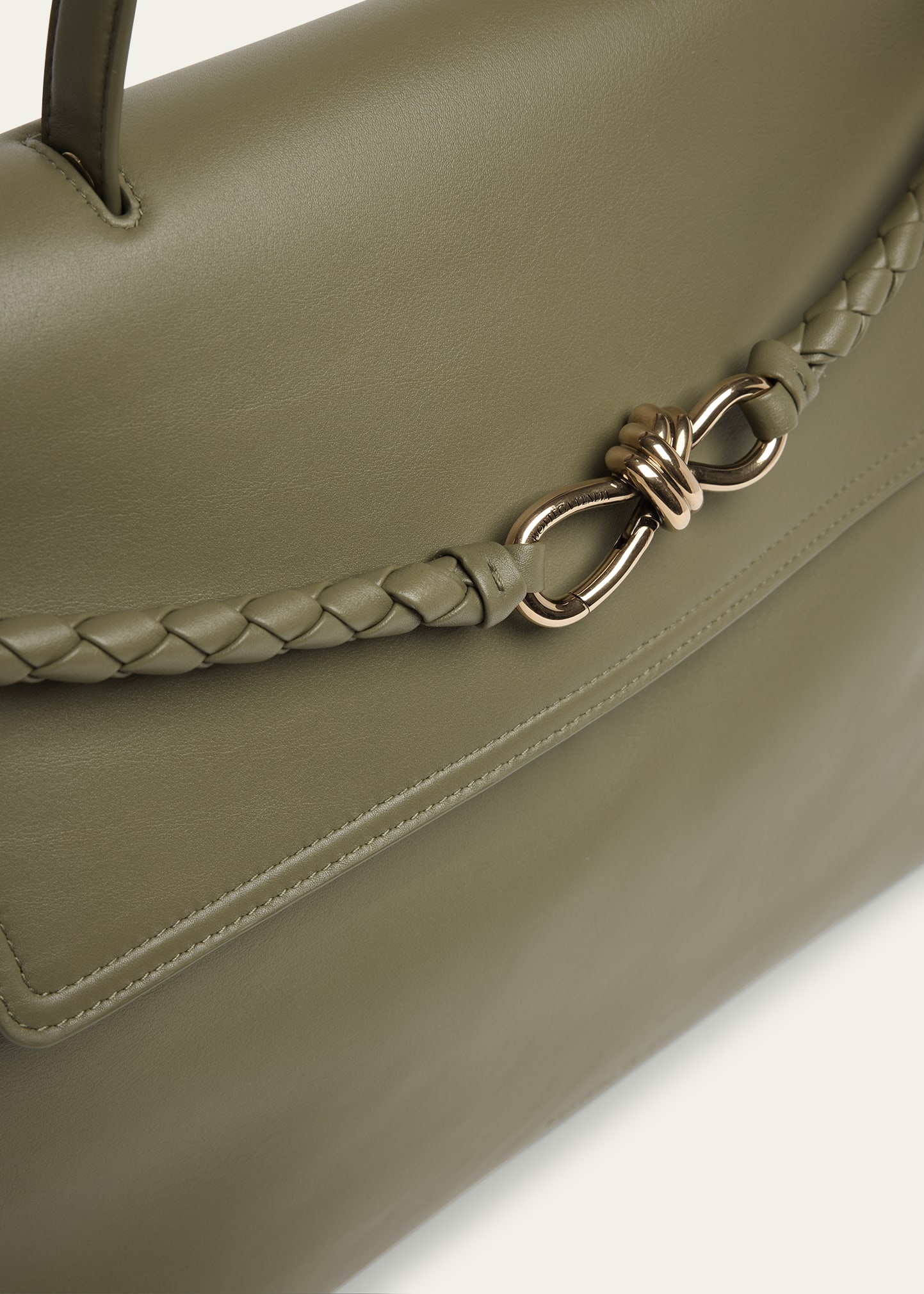 Andiamo Large Leather Top-Handle Bag - 5