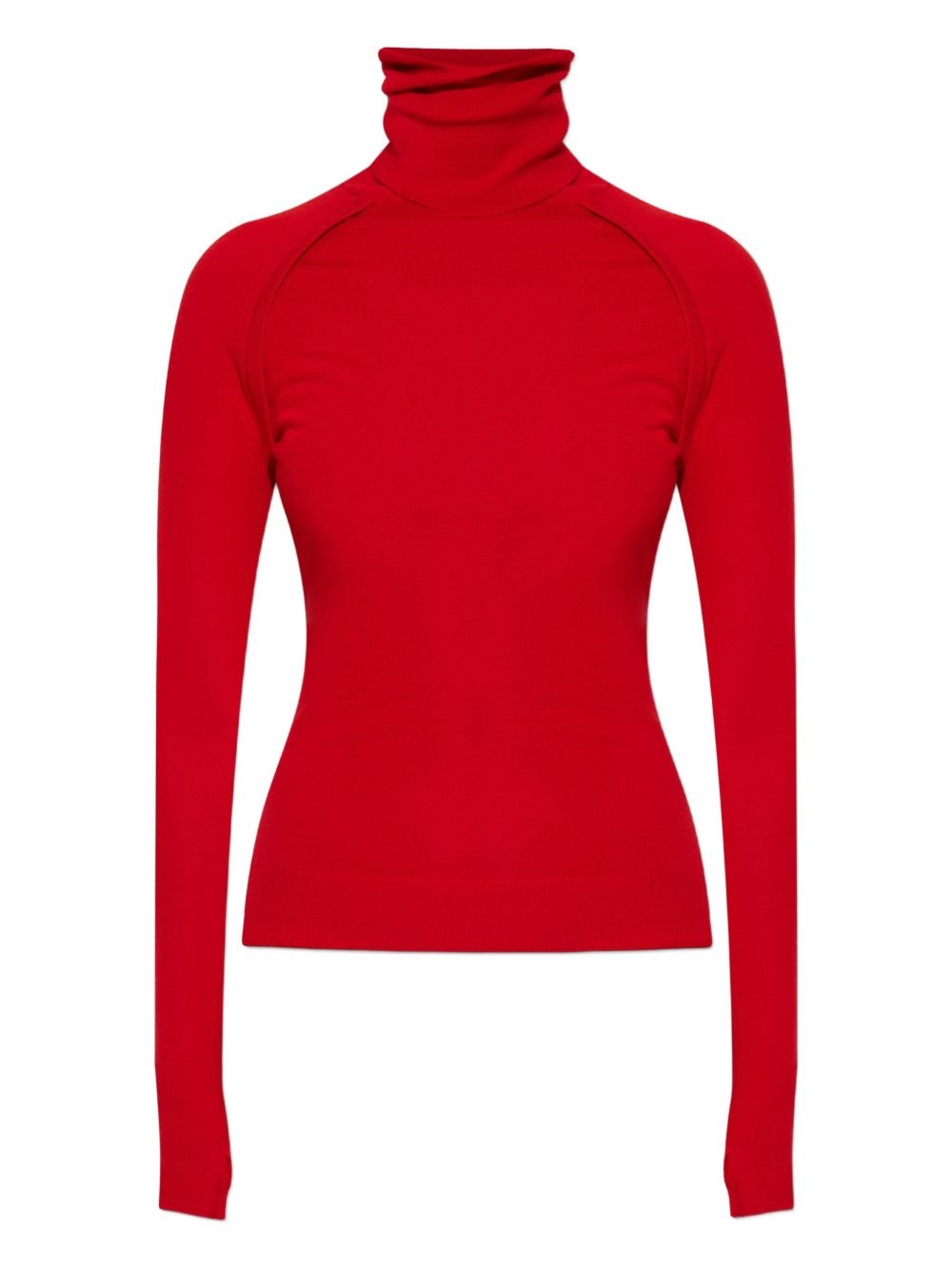 wool high neck top - 1