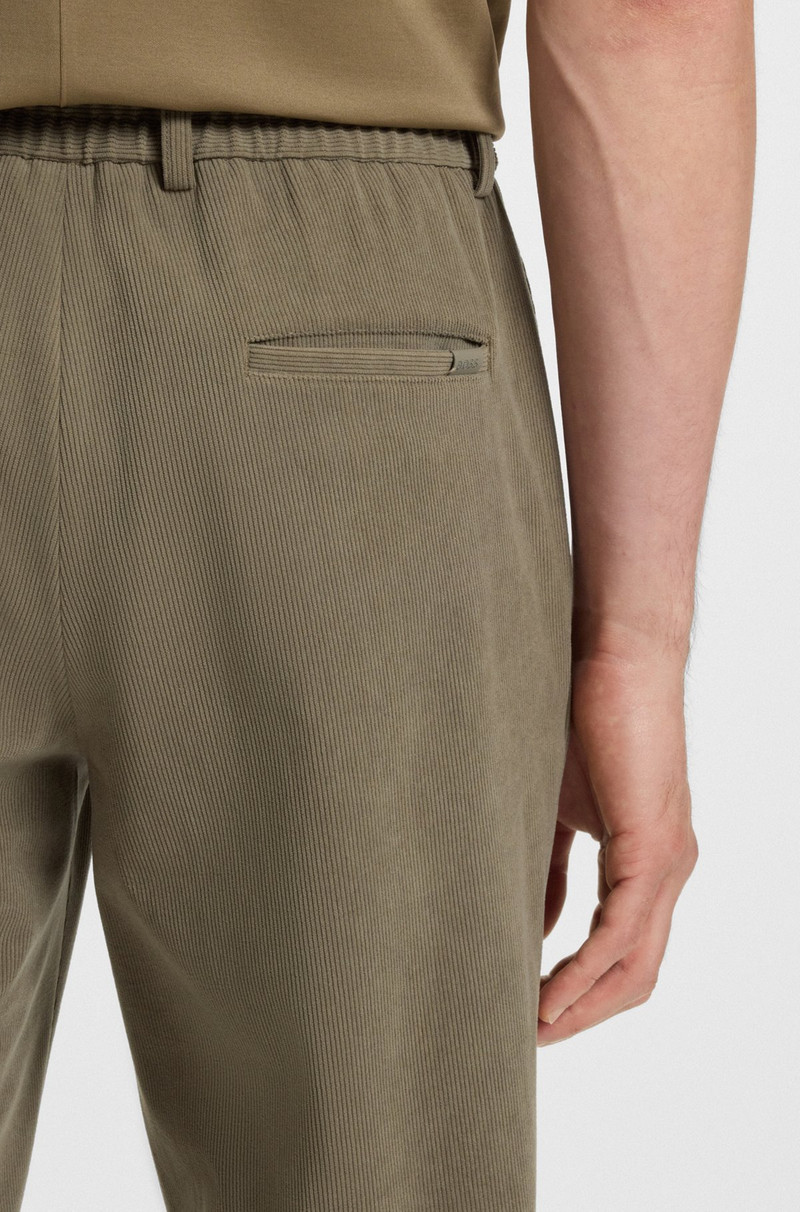 SLIM-FIT TROUSERS IN STRETCH CORDUROY 5