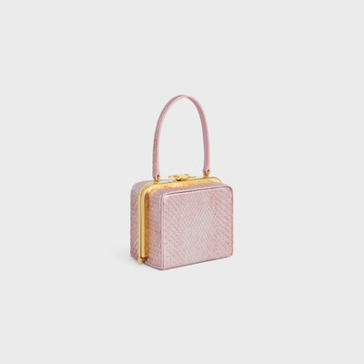 CELINE CELINE LANA MINAUDIERE in pearly python outlook