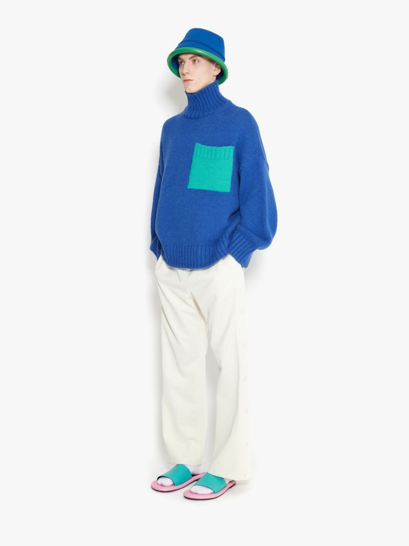 patch-pocket roll neck jumper 3