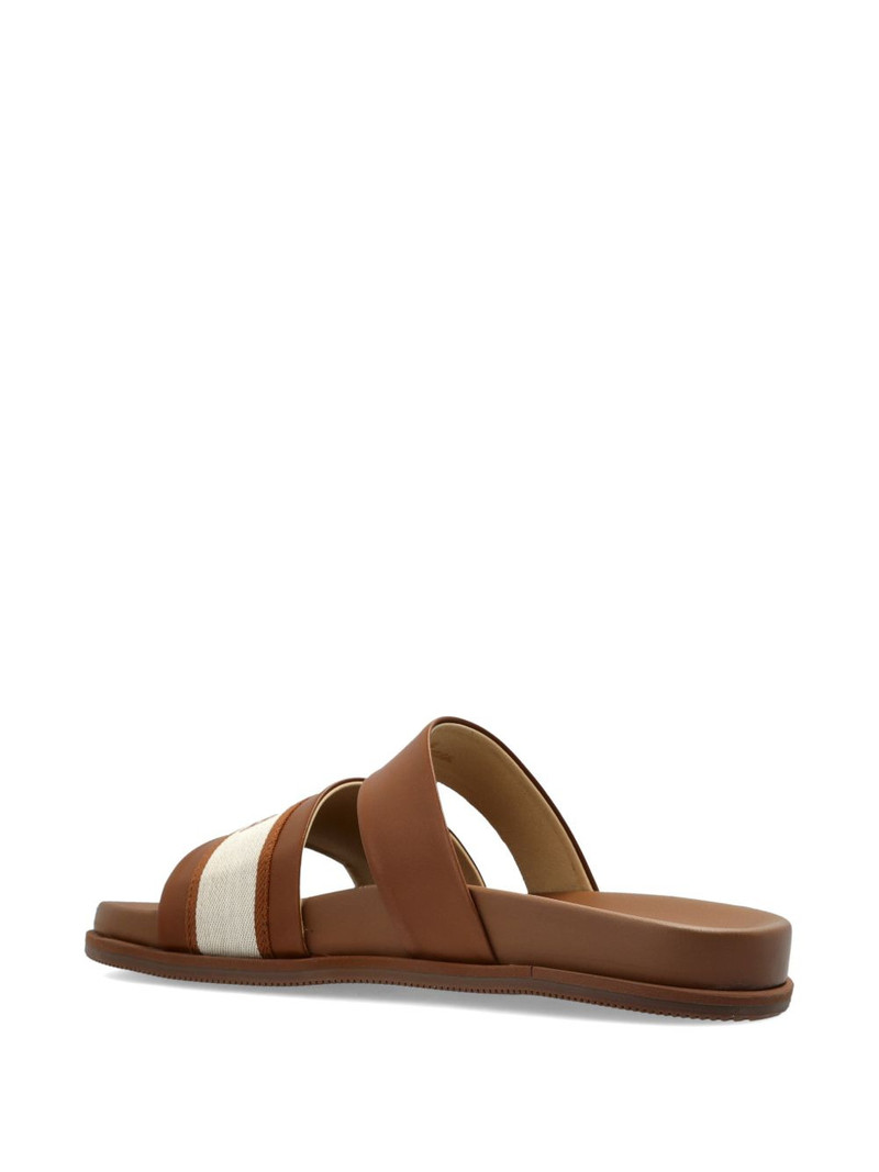 logo stripe sandals 4