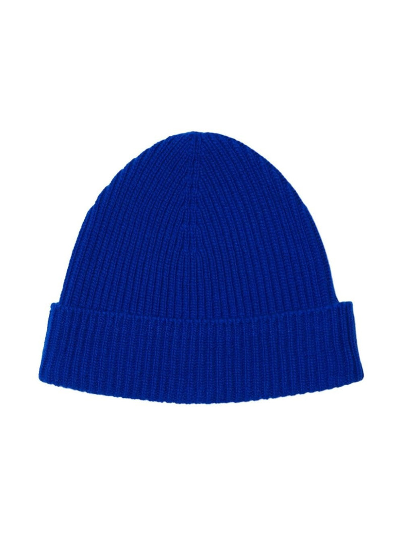 Burberry Equestrian Knight cashmere beanie outlook
