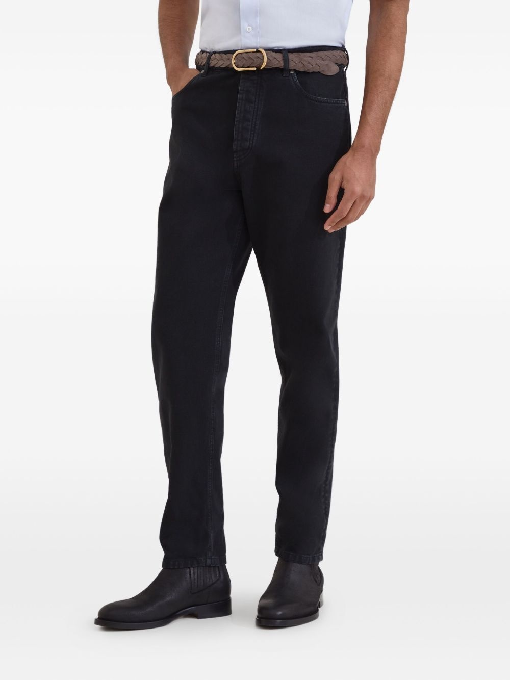 logo-patch jeans - 3