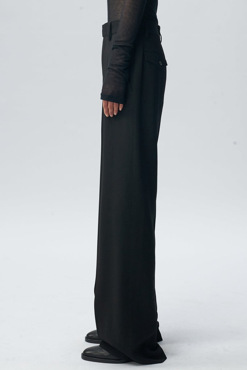 Ann Demeulemeester Maaike Flared Leg Comfort Trousers outlook