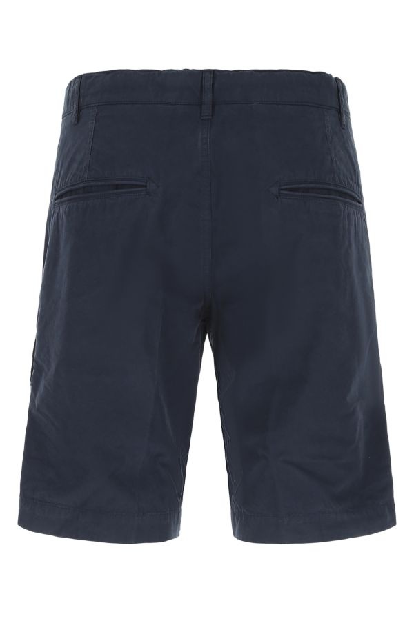 Blue cotton bermuda shorts - 2
