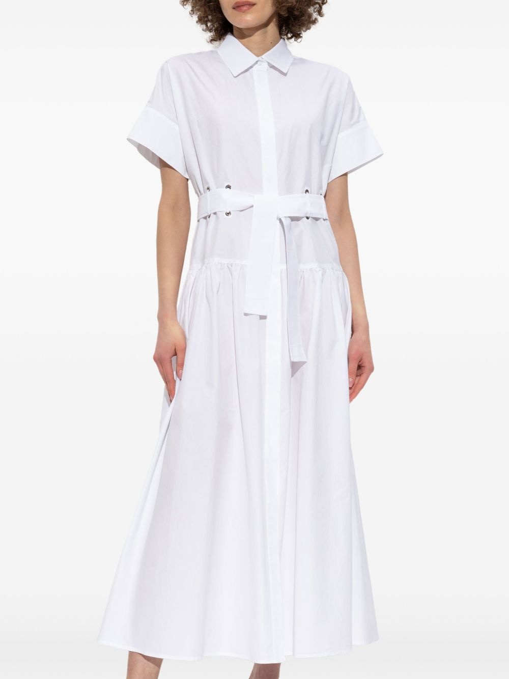 cotton shirt dress - 3