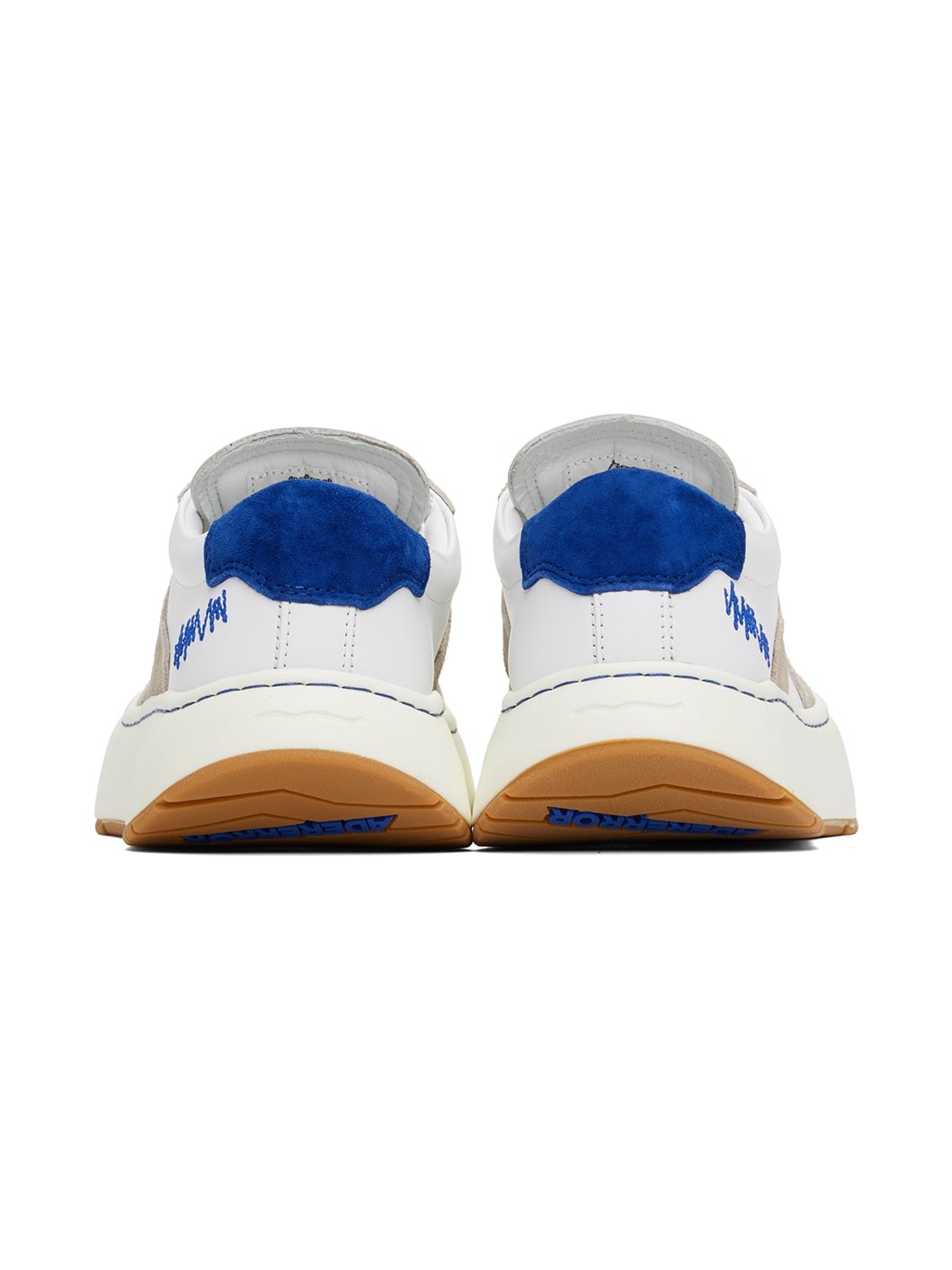 White & Taupe Log BAUS Sneakers - 2