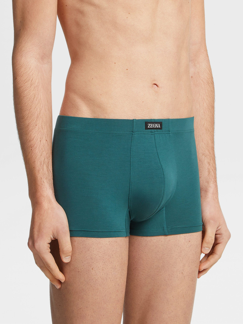 ZEGNA GREEN STRETCH MODAL TRUNKS outlook