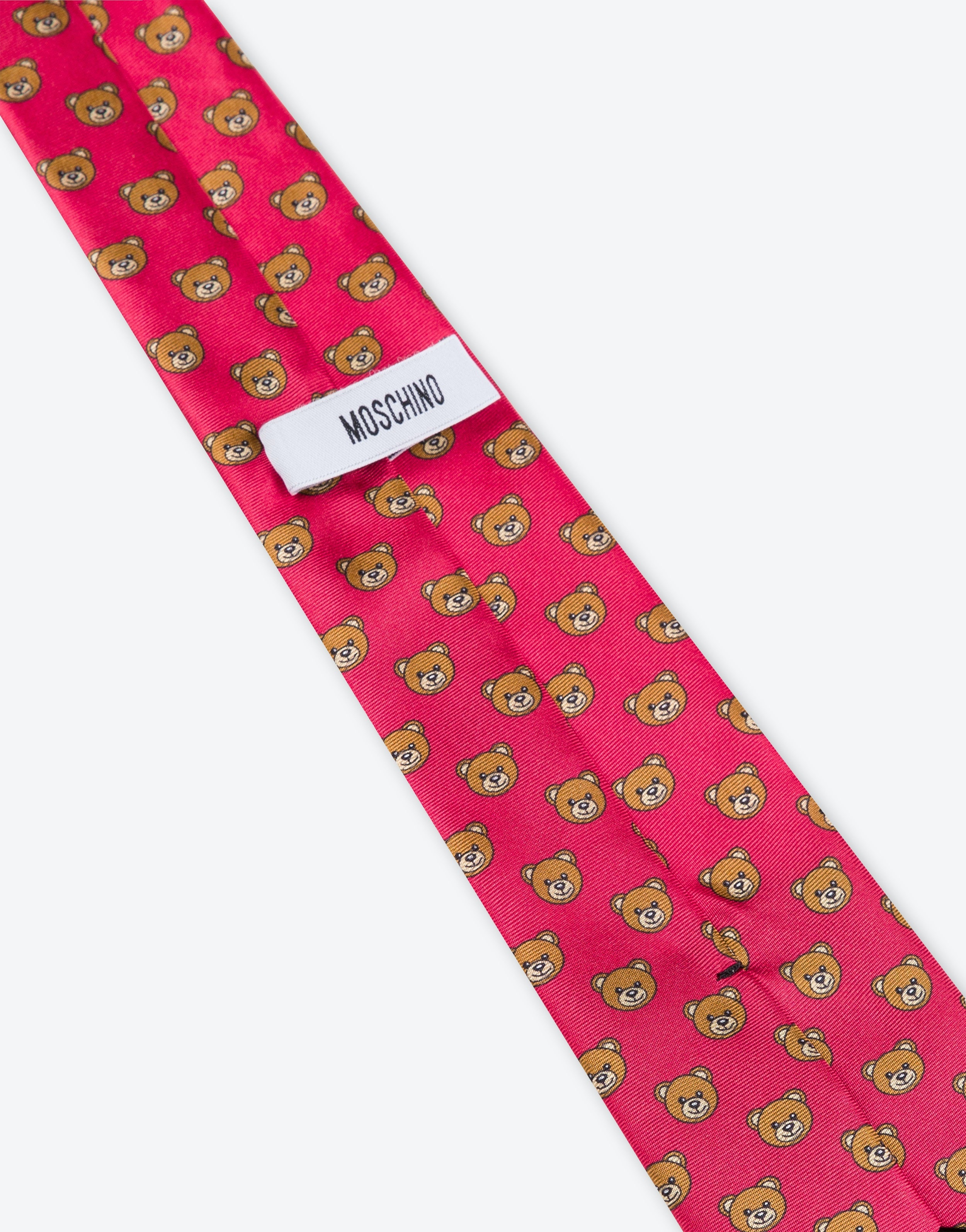 ALL-OVER TEDDY BEAR SILK TIE - 3