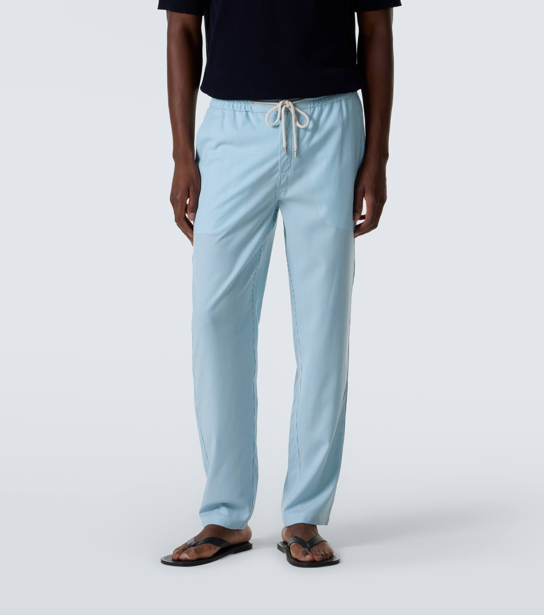 Parc striped wool-blend slim pants - 3