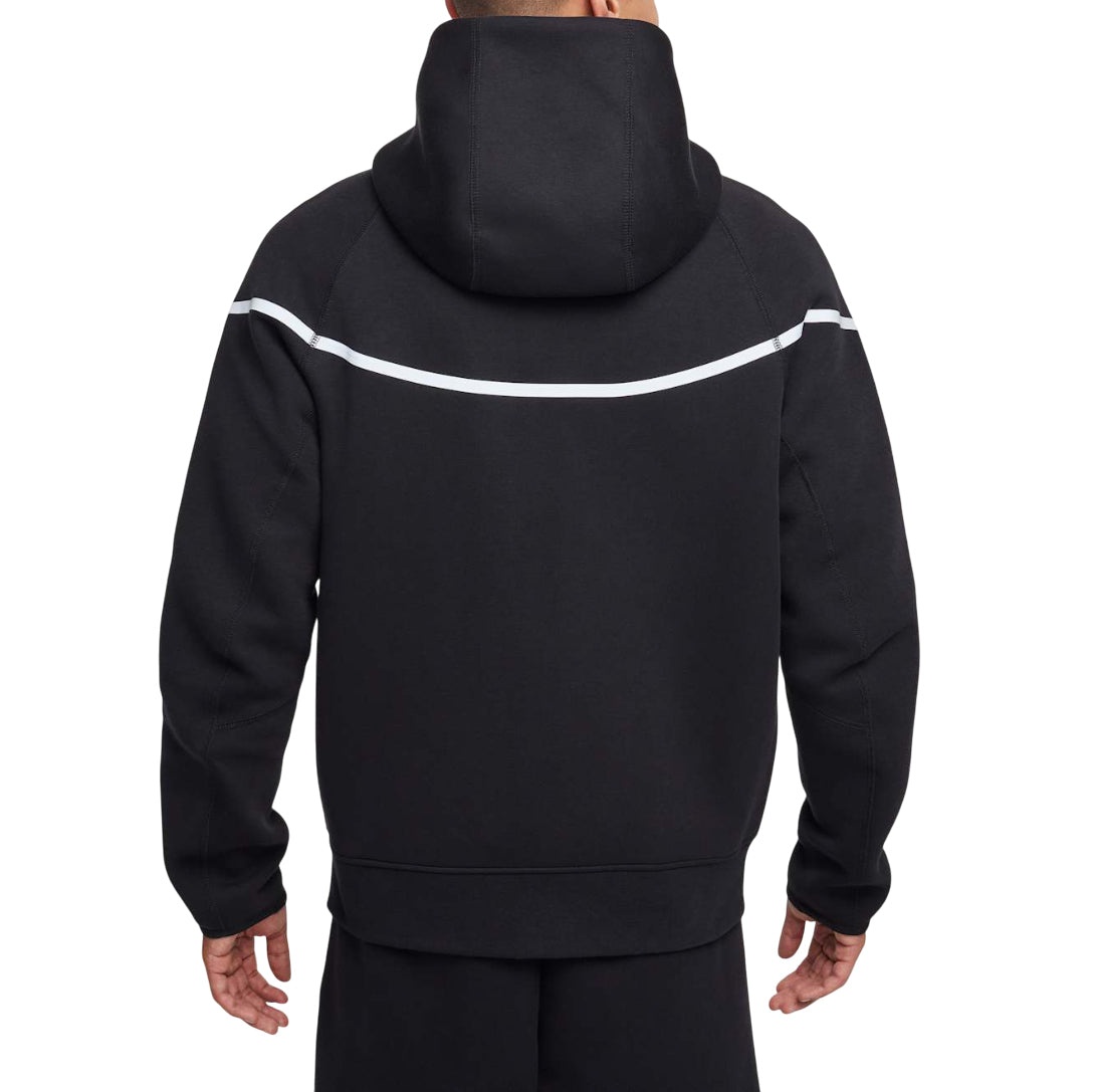 Nike Tech Fleece Windrunner Reflective Hooded Jacket 'Black Bemis Silver' FZ0754-010 - 2
