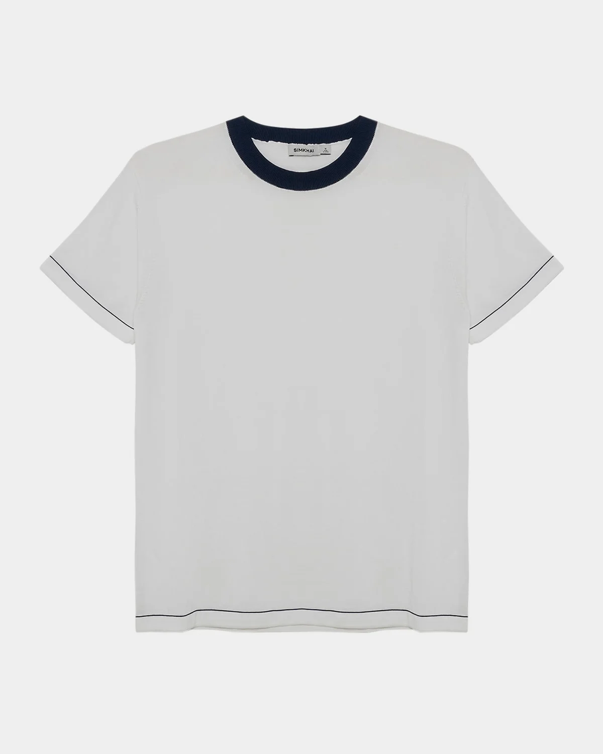 Men's Donavan Ringer Contrast-Trim Crewneck T-Shirt - 1