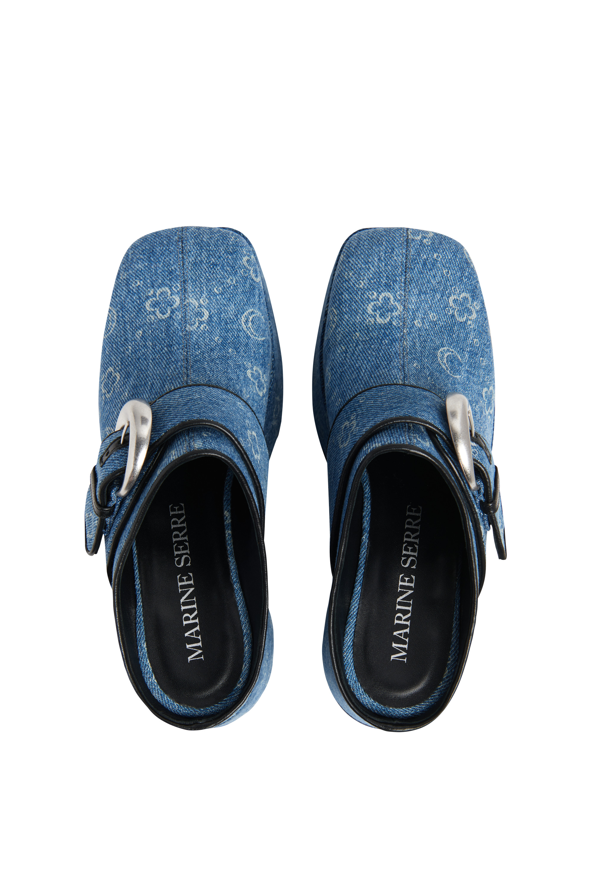 Denim Moonogram Clog - 3