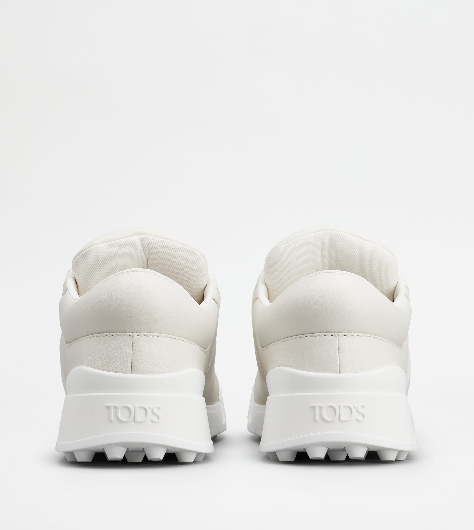 SNEAKERS IN LEATHER - WHITE - 2