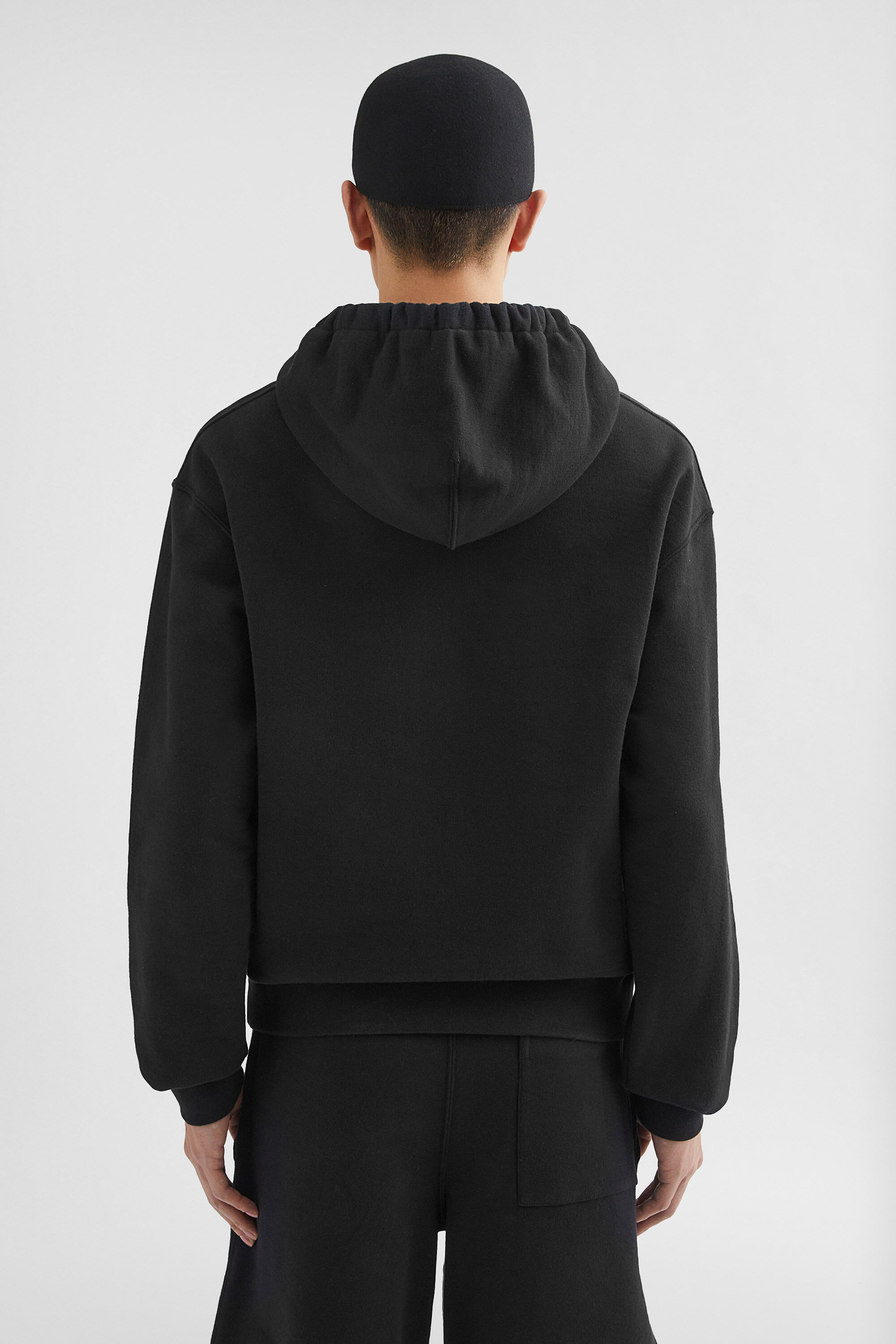 Cotton Terry Hooded Sweatshirt - 2