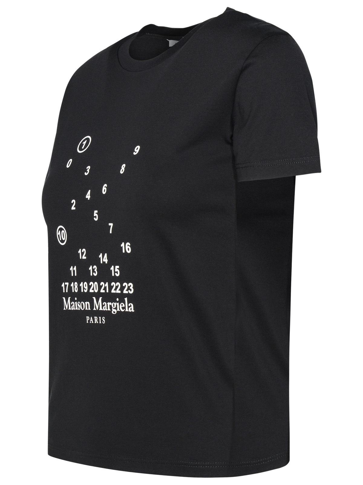 Maison Margiela Black Cotton T Shirt - 2