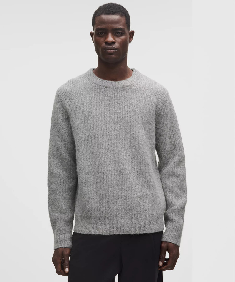 Wool-Blend Ribbed Sweater 1