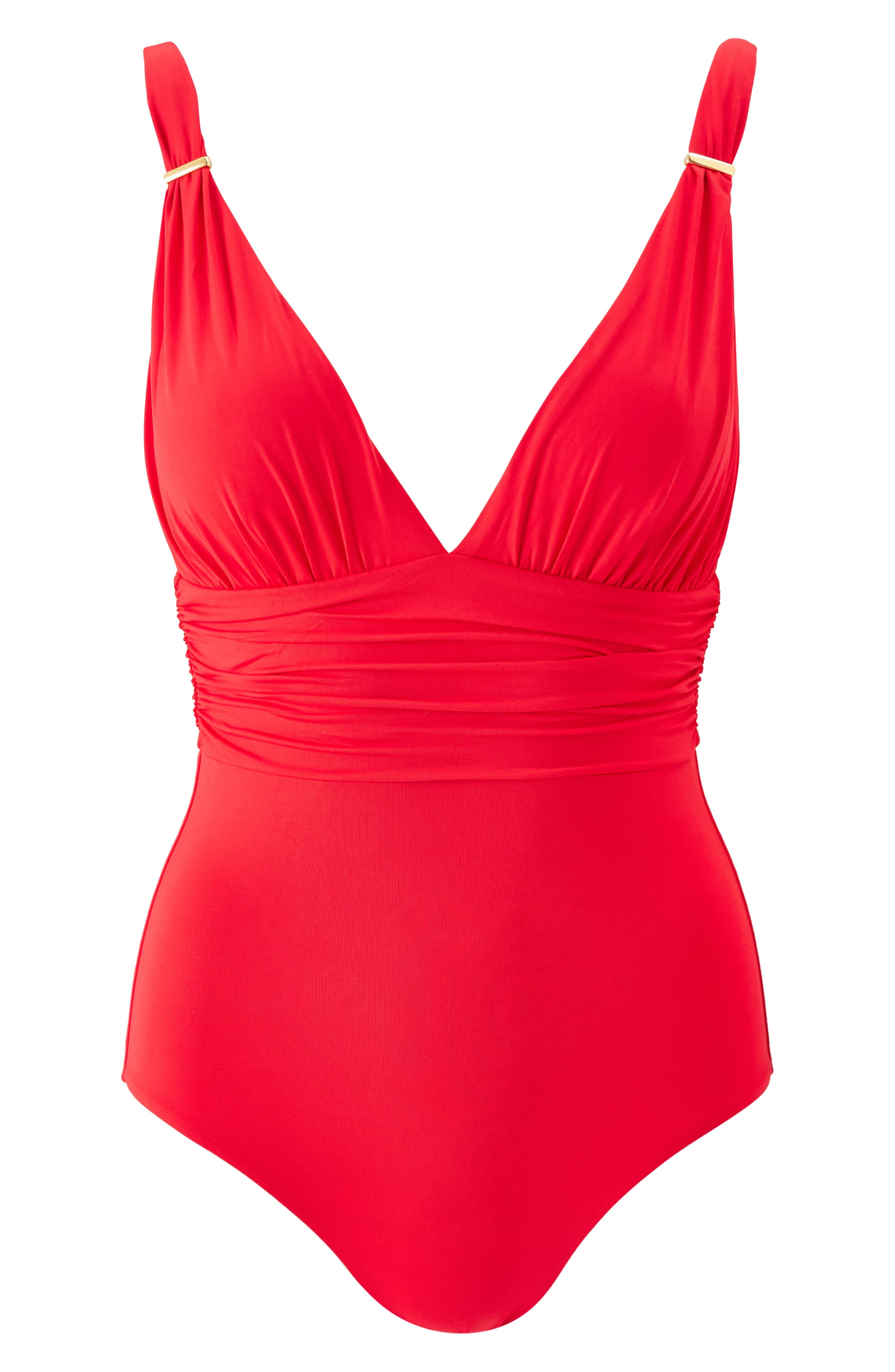 Melissa Odabash Panarea Core Shirred One-Piece Swimsuit at Nordstrom - 3