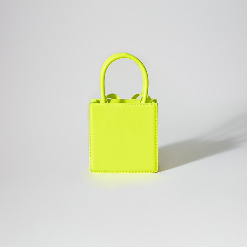 Yellow Bow Mini Tote Bag 3