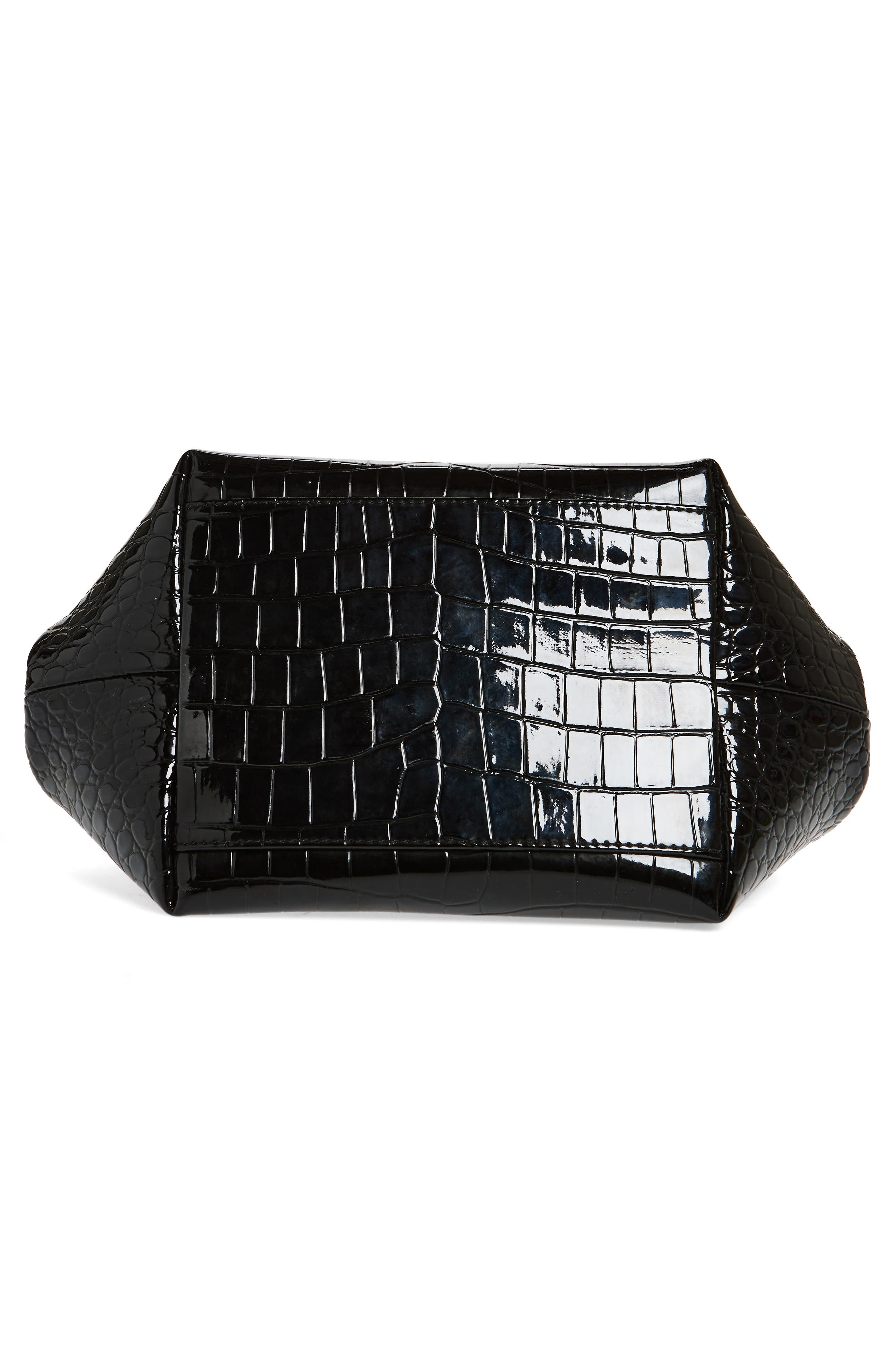 Ganni Bou Crossbody Bag in Black Croc at Nordstrom - 5