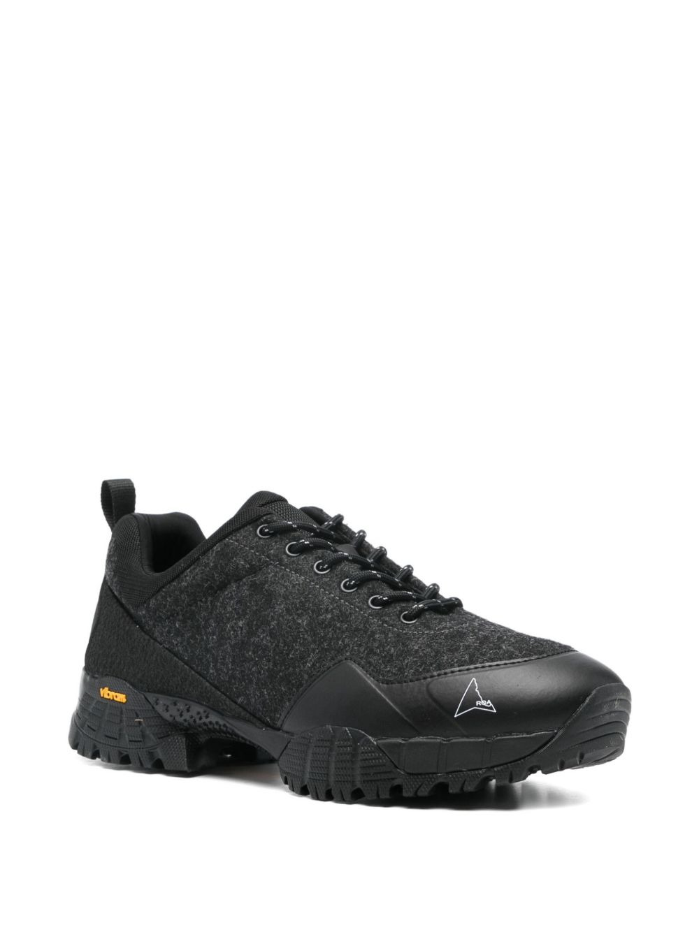 lace-up low-top sneakers - 2