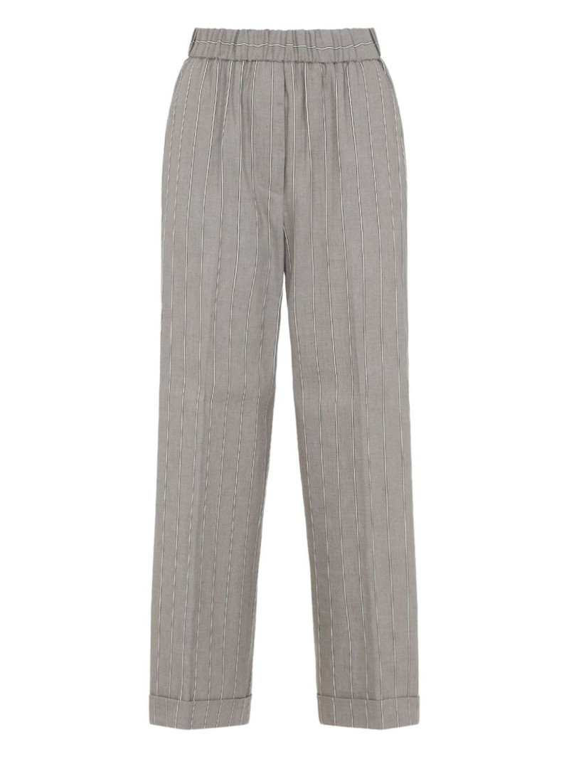 elastic-waist trousers 1
