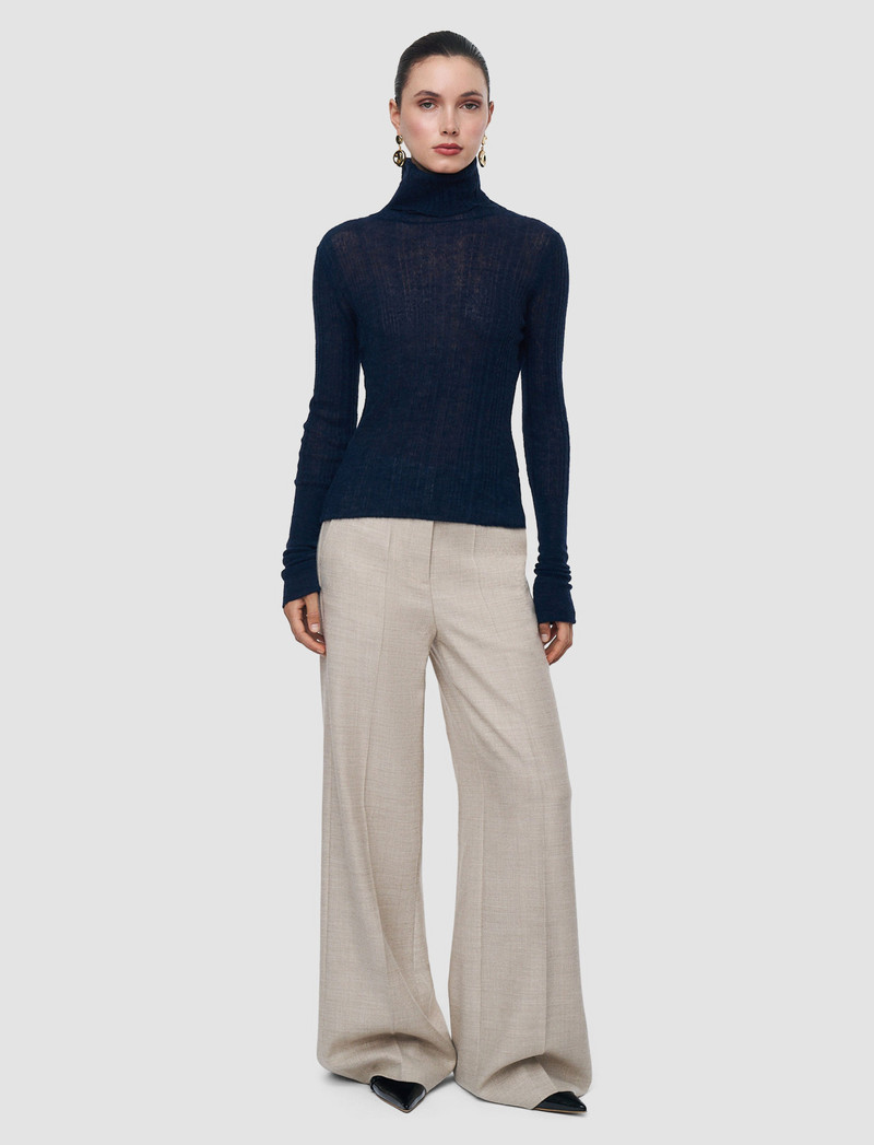 JOSEPH Molony Sheer Wool Rib Jumper outlook