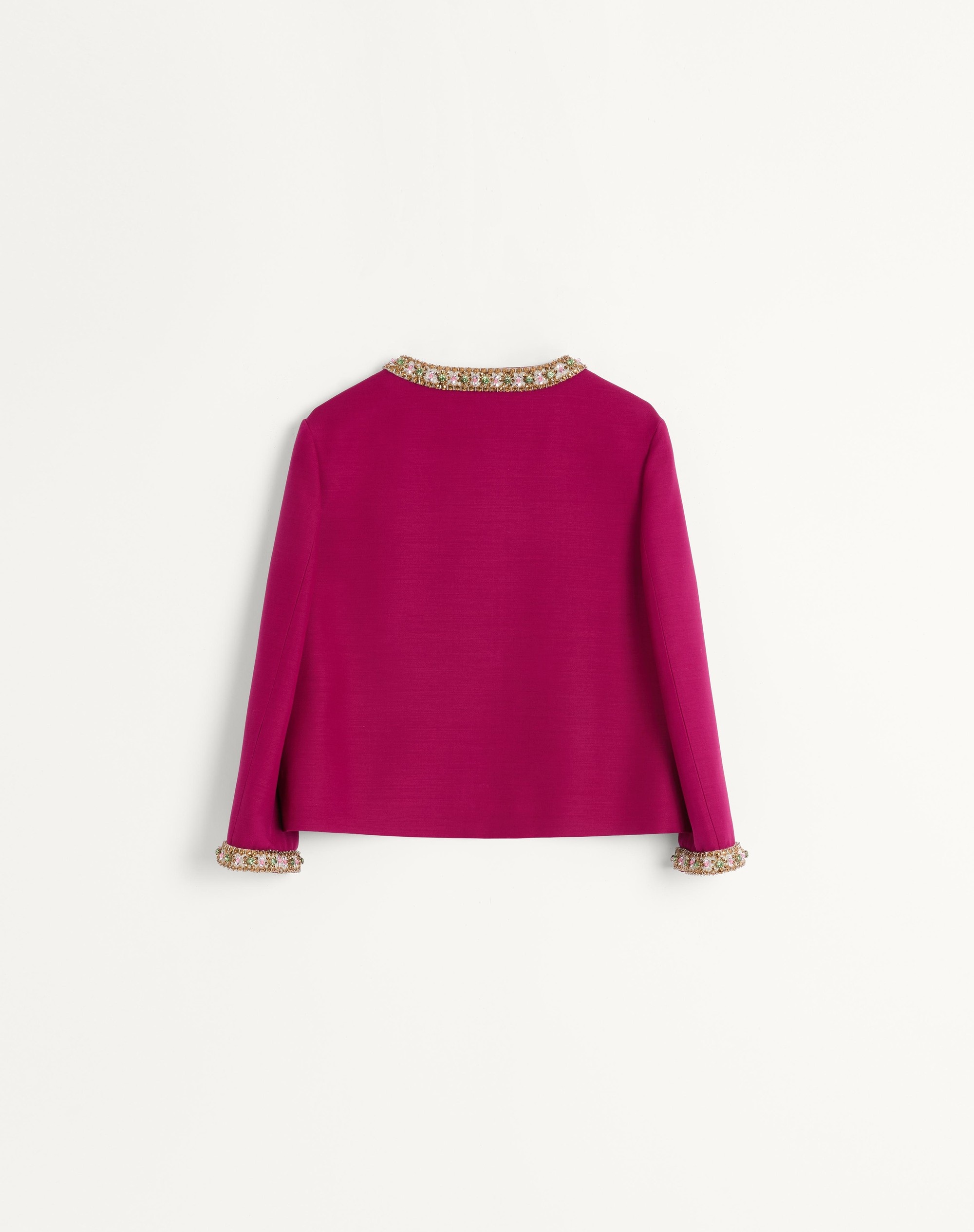 EMBROIDERED CREPE COUTURE JACKET - 2
