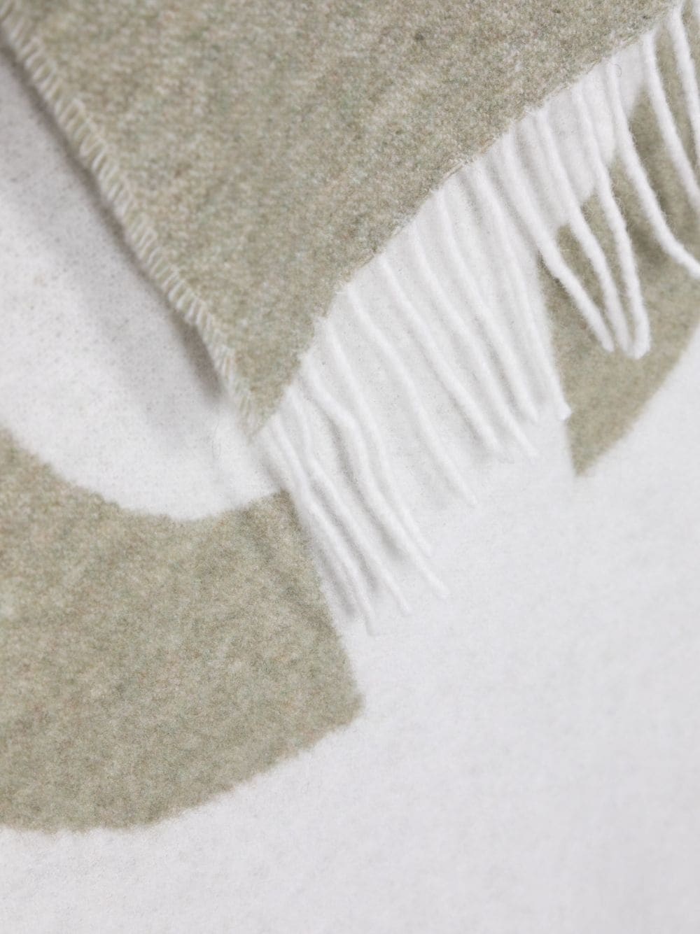 intarsia-knit logo scarf - 3
