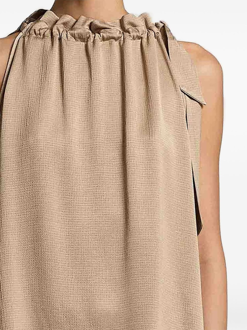 PESERICO ruched-detail top outlook