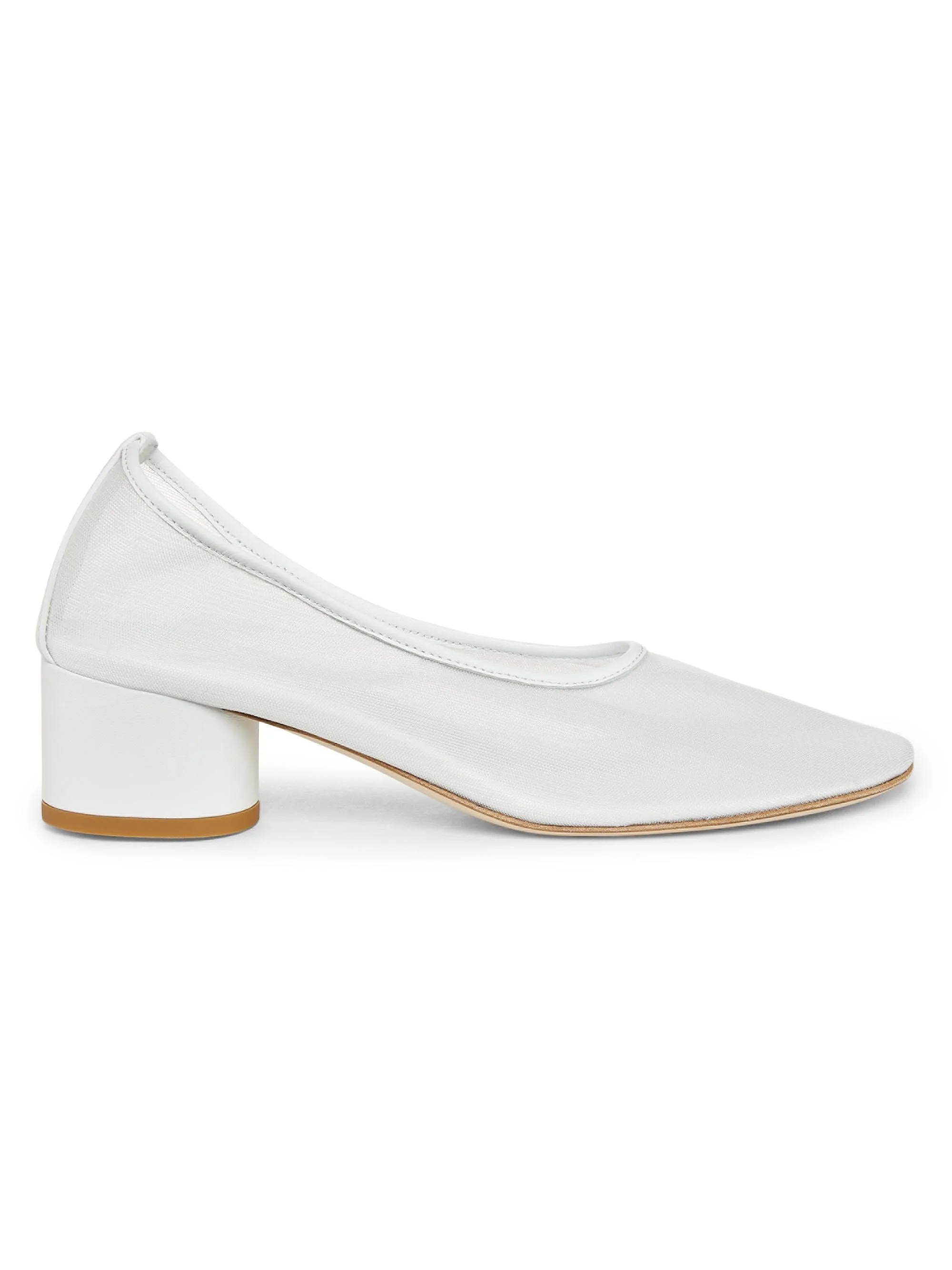 Women's Balla 55MM Mesh Pumps - White - 1