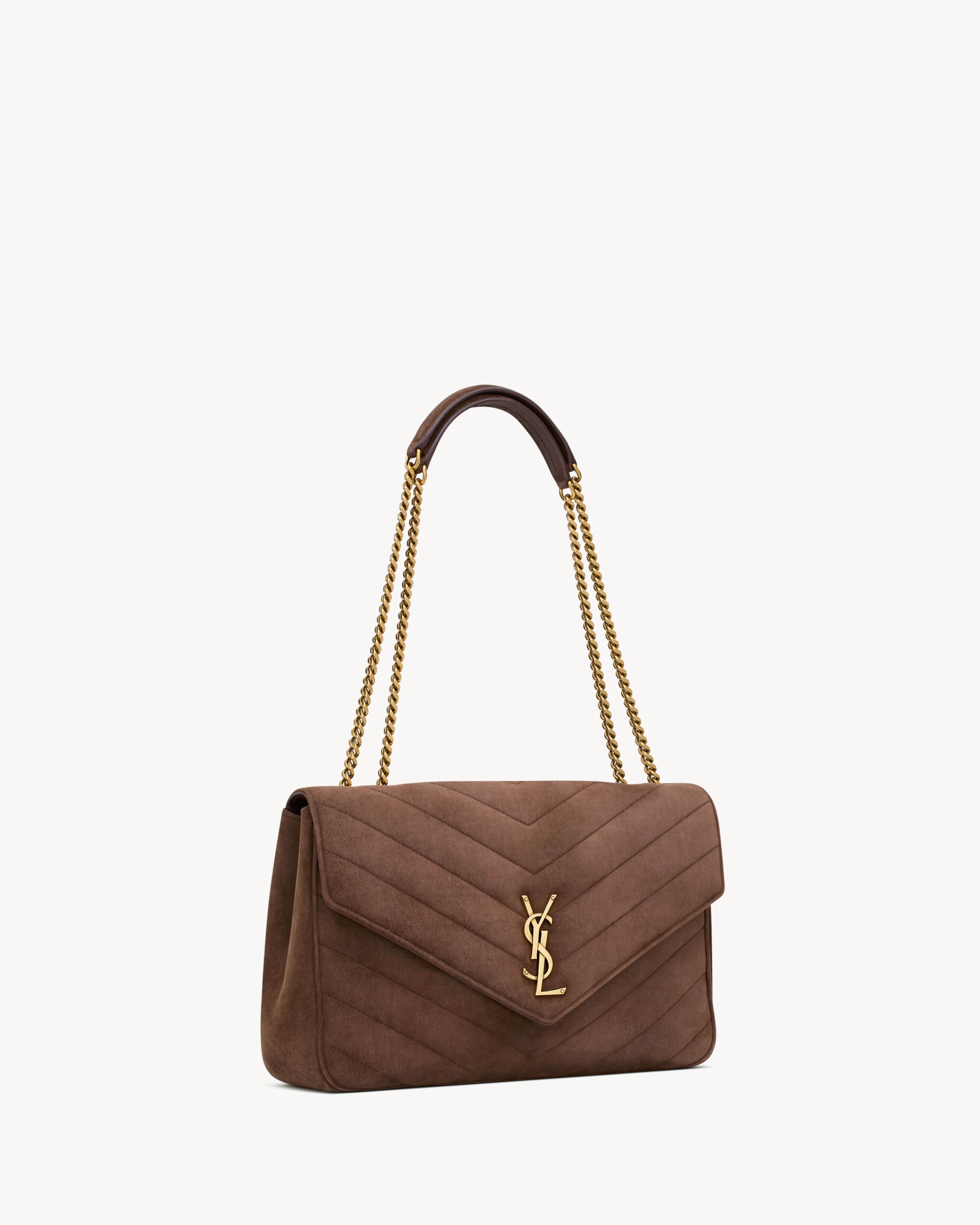 LOULOU LARGE IN MATELASSÉ SUEDE - 6
