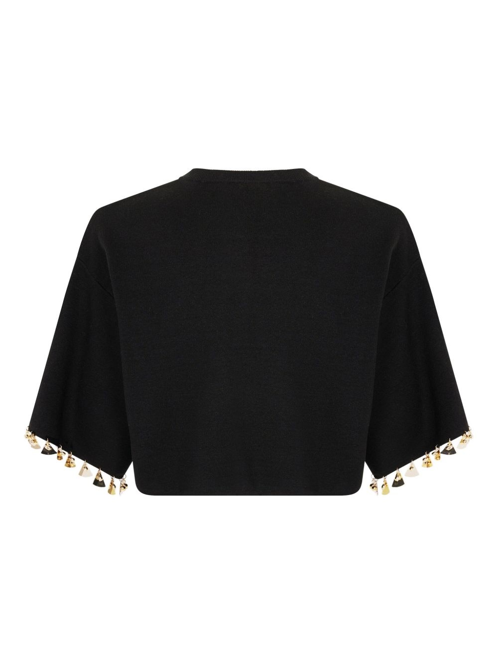 knitted cropped T-shirt - 6