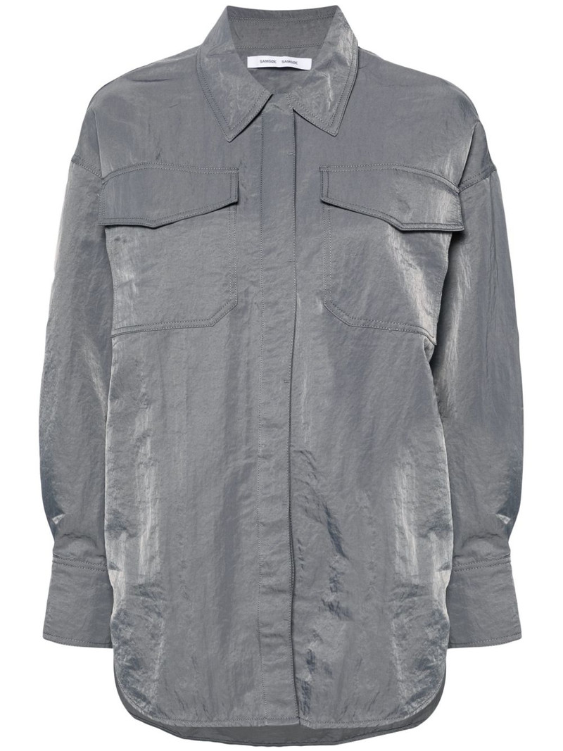 Gira press-stud crinkled shirt 1