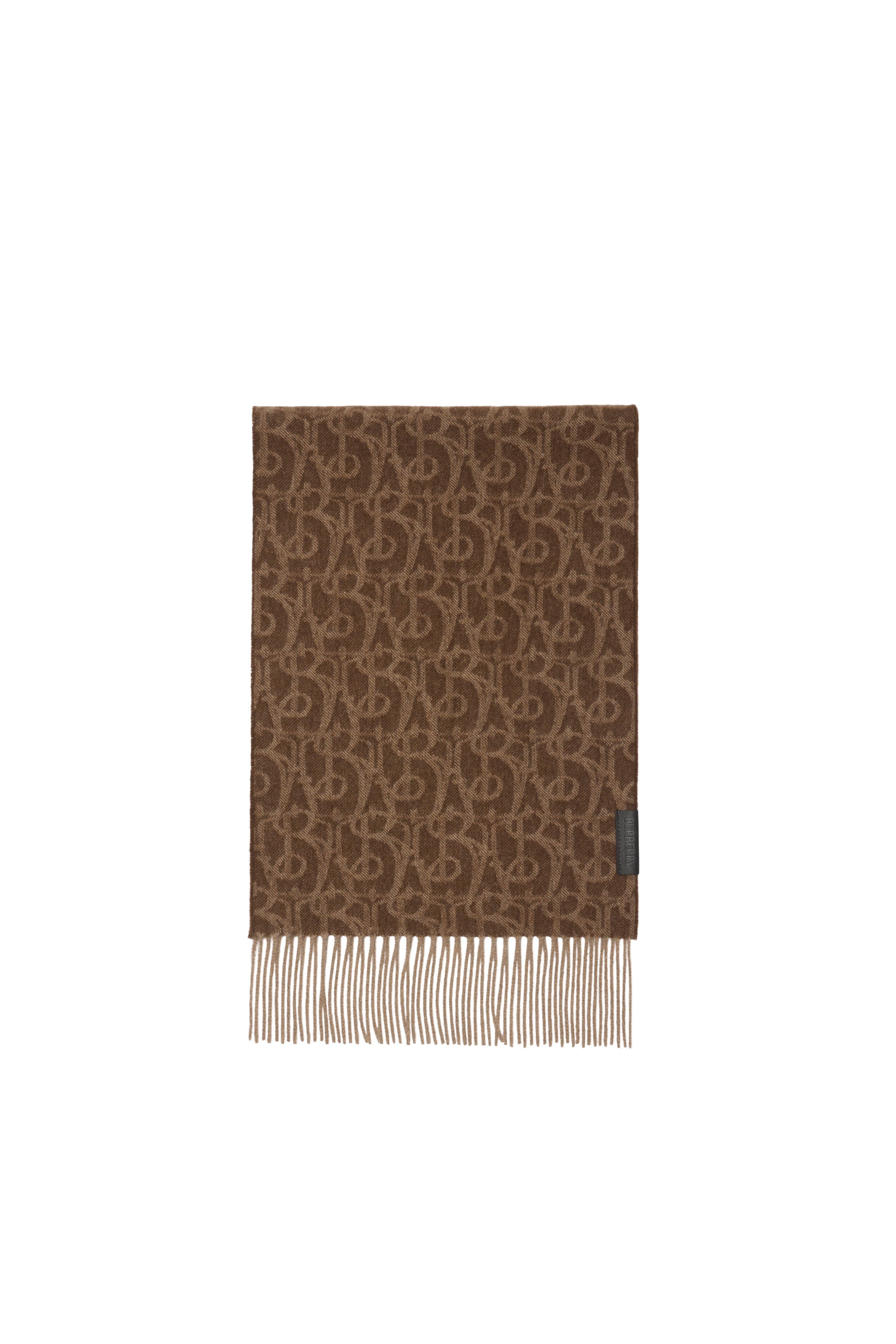 burberry B Charm Cashmere Scarf in Twig at Nordstrom - 4
