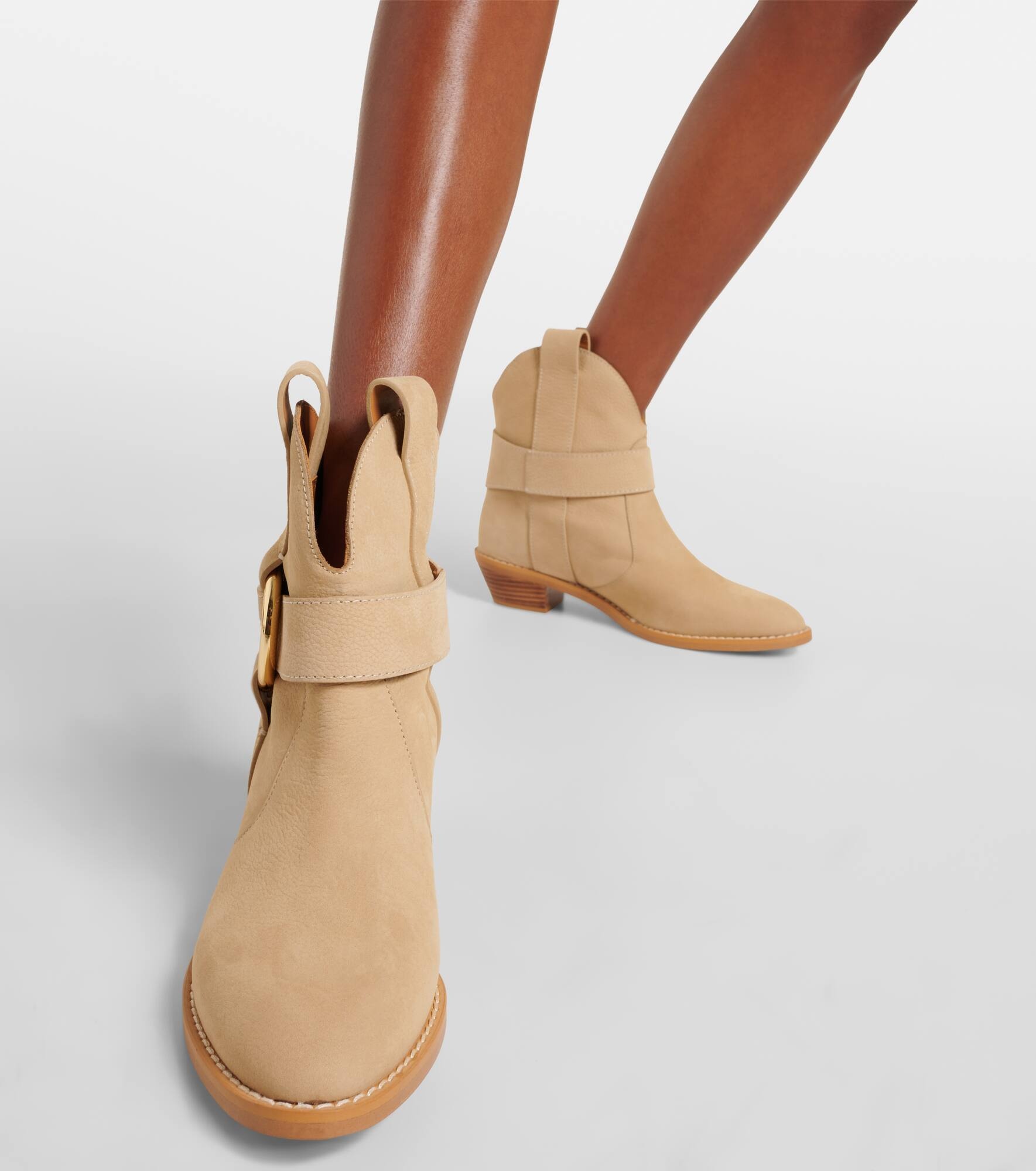 New Ring 40 leather ankle boots - 7