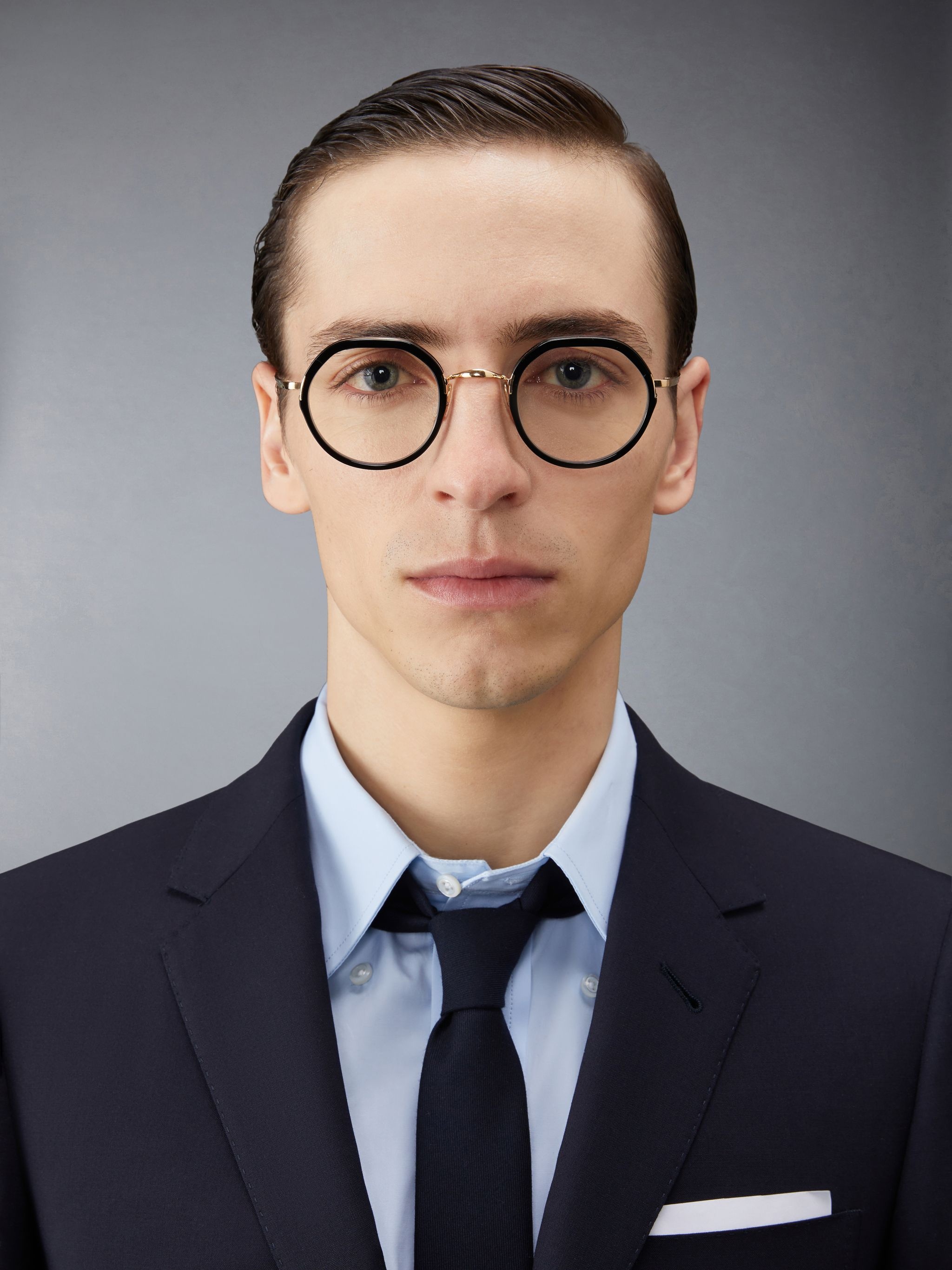 Acetate And Titanium Round Eyeglasses - 2