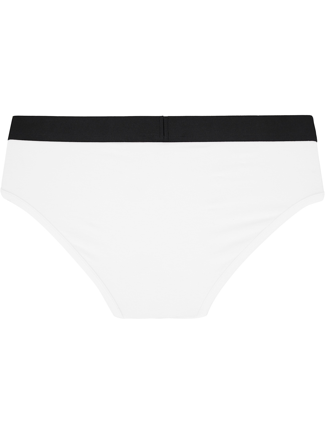 Two-Pack Black & White Stretch Cotton Briefs - 3