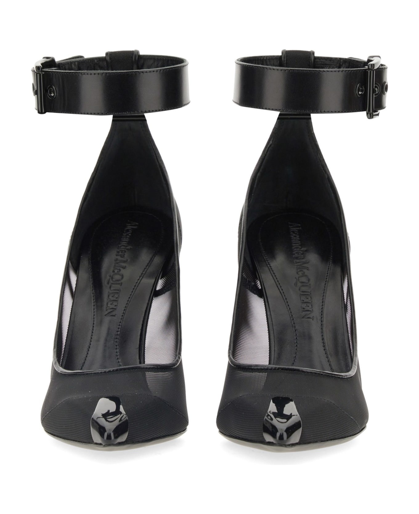 Punk Pumps With Strap - 2