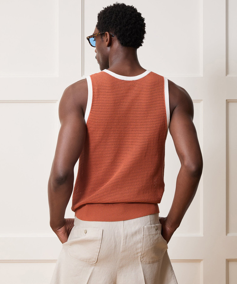 Tipped Luxe Mesh Tank 6