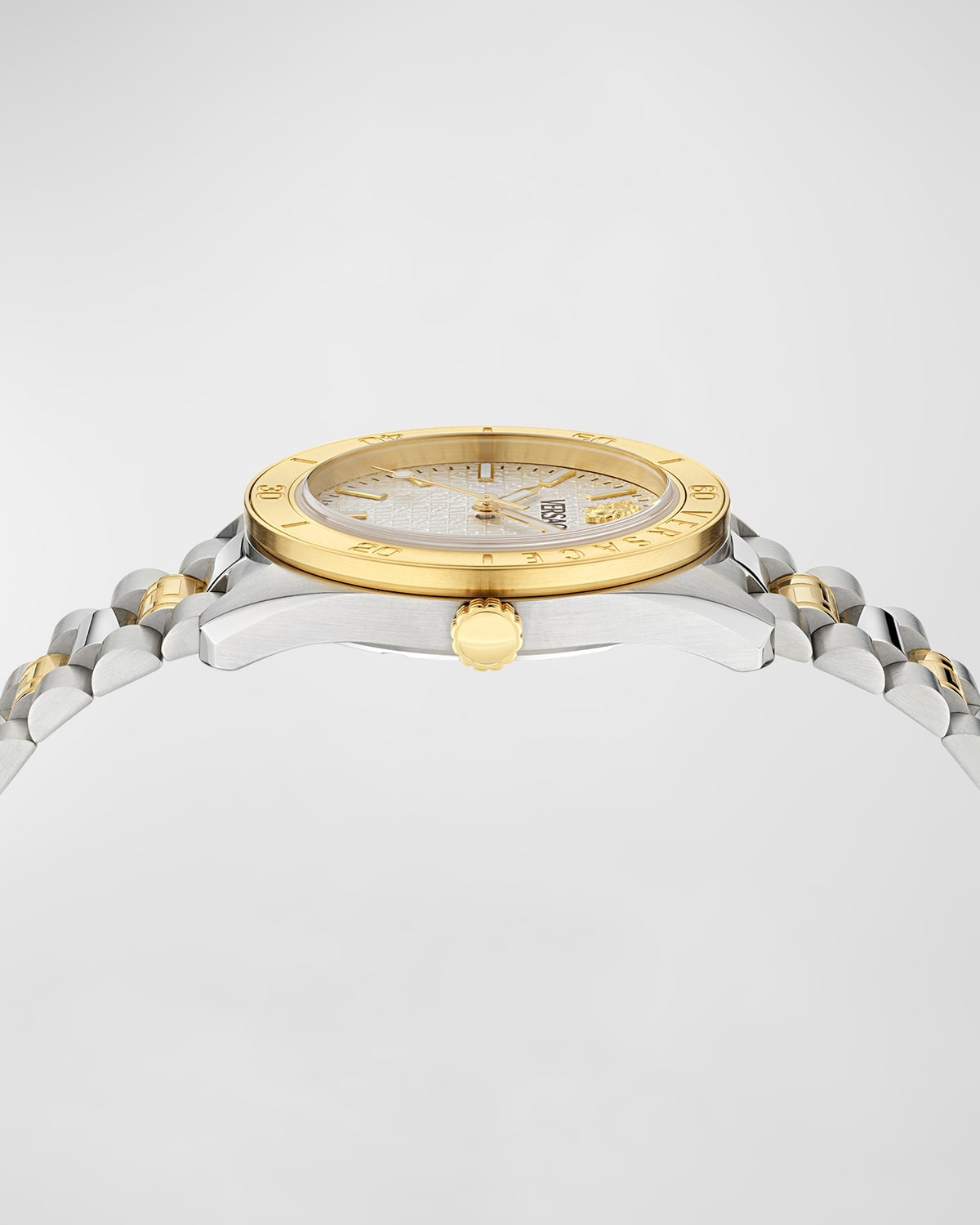 Men's V-Dome Two-Tone Bracelet Watch, 42mm - 3